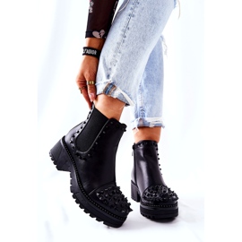 PG1 Fekete Comonis Jodhpur csizma jetekkel 5