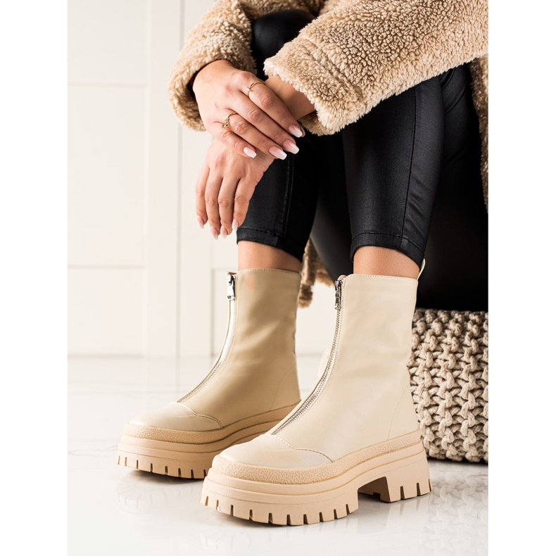 Seastar Klasszikus dolgozók cipzárral bézs 1 Seastar Klasszikus dolgozók cipzárral bézs 1