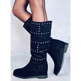 Bakancs egy rejtett Ferto Black éken fekete 1