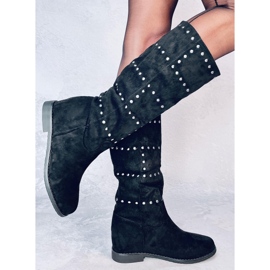 Bakancs egy rejtett Ferto Black éken fekete 2