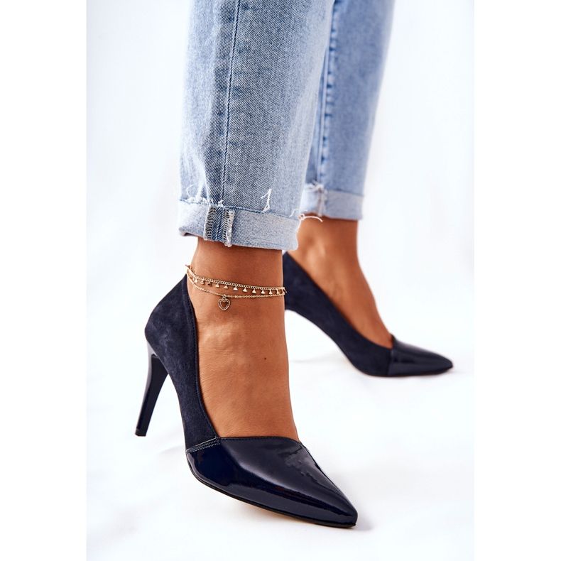 Bőr Monnari 0170-020 magassarkú fekete 1