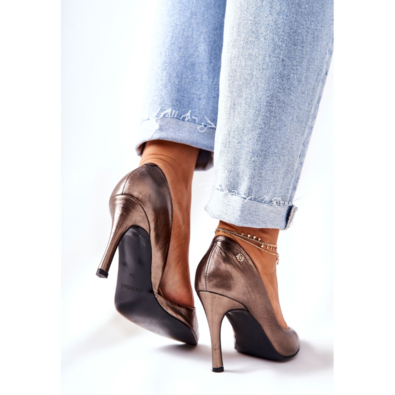 Spitz Monnari tűsarkú 0390-M22 ezüst sokszínű 1