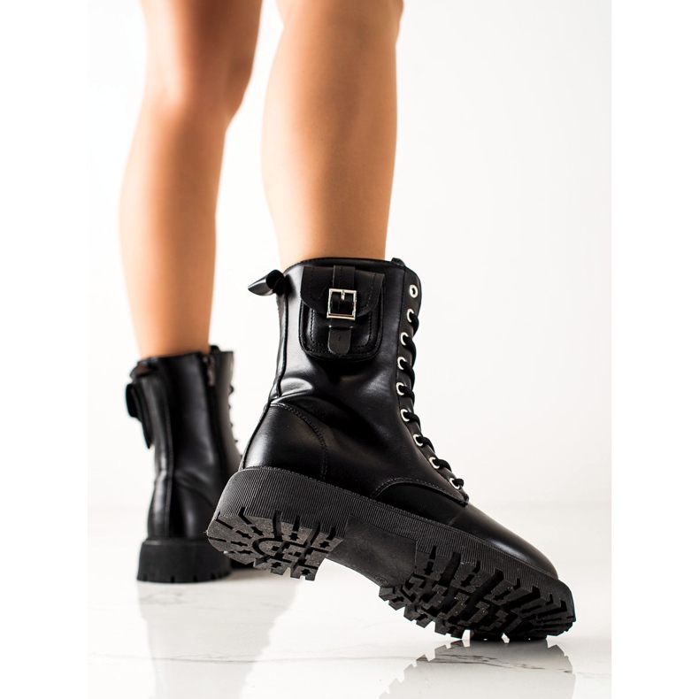 Groto Gogo Stílusos Trappers zsebbel fekete 1