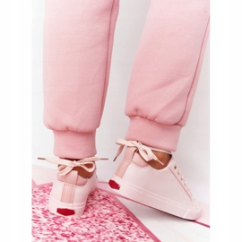 Big Star Női ökobőr cipők Cross Jeans HH2R4004C Pink rózsaszín 4