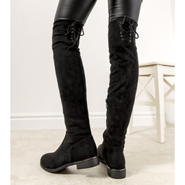 Fekete szigetelt női csizma Marcio 1