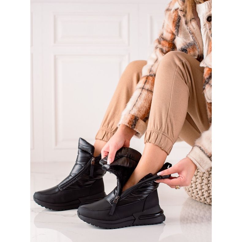 Weide Alkalmi fekete hócsizma 2