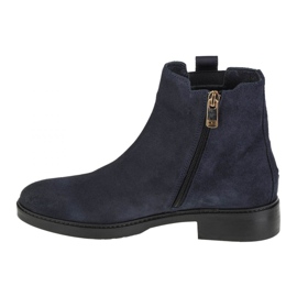 Tommy Hilfiger Interlock velúr lapos csizma W FW0FW05184-DW5 sötétkék 1