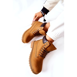 PH1 Női Trappers Warm Dark Beige Crush bézs sárga 1