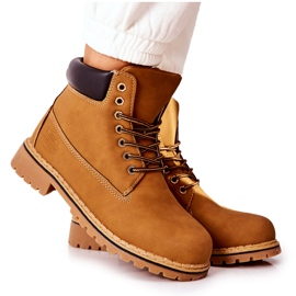 PH1 Női Trappers Warm Dark Beige Crush bézs sárga 5