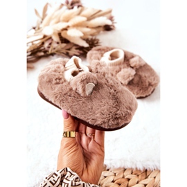 WJ1 Meleg Papucs Bordás Barna Dessivel bézs 2