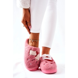 WJ1 Karácsonyi papucs Mikulás és rózsaszín rénszarvas 1