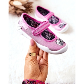 BEFADO S.A. Balerina papucs Befado Cats 114X465 Pink rózsaszín 2