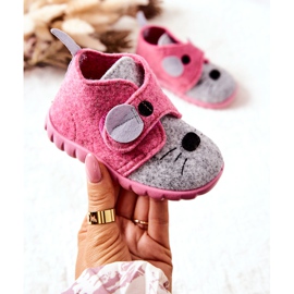 BEFADO S.A. Papucs Befado Myszka 526P104 Pink-Gray rózsaszín 2