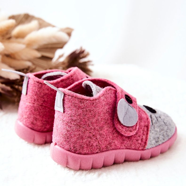 BEFADO S.A. Papucs Befado Myszka 526P104 Pink-Gray rózsaszín 1