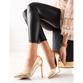 Seastar Stílusos magassarkú aranysárga 2 Seastar Stílusos magassarkú aranysárga 2