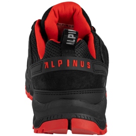 Alpinus Seville M JS43575 trekking cipő fekete piros 4
