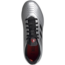 Adidas Predator 19.4 FxG Jr G25822 futballcipő ezüst 2