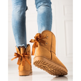 TRENDI Mukluki íjjal sárga 1