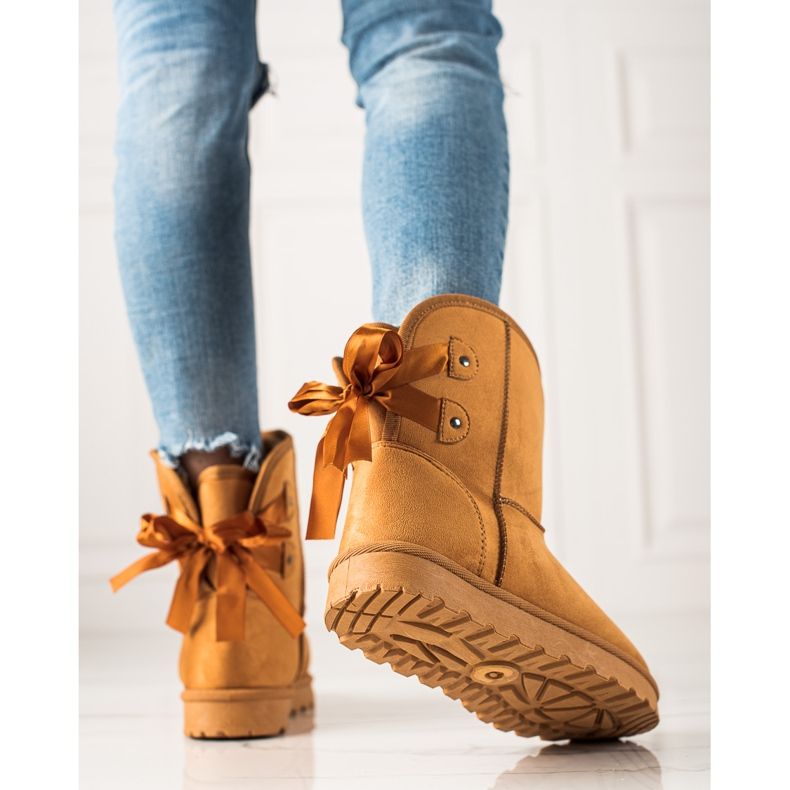 TRENDI Mukluki íjjal sárga 1