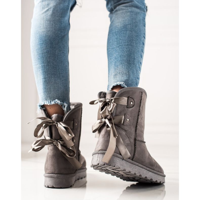 TRENDI Mukluki íjjal szürke 1