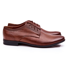 Bednarek Polish Shoes Elegáns bőrcipő Bednarek 724 barna 1