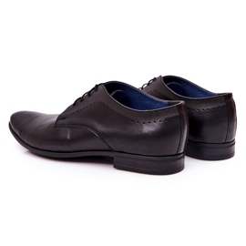 Bednarek Polish Shoes Elegáns bőrcipő Bednarek 724 fekete 2