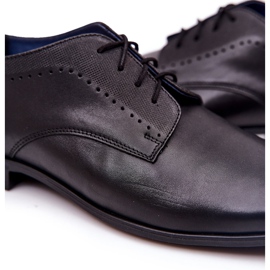 Bednarek Polish Shoes Elegáns bőrcipő Bednarek 724 fekete 1