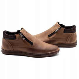 Polbut K29 barna férfi téli csizma 4