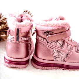 PJ2 Gyermek meleg hócsizma Pink Shirinell rózsaszín 3
