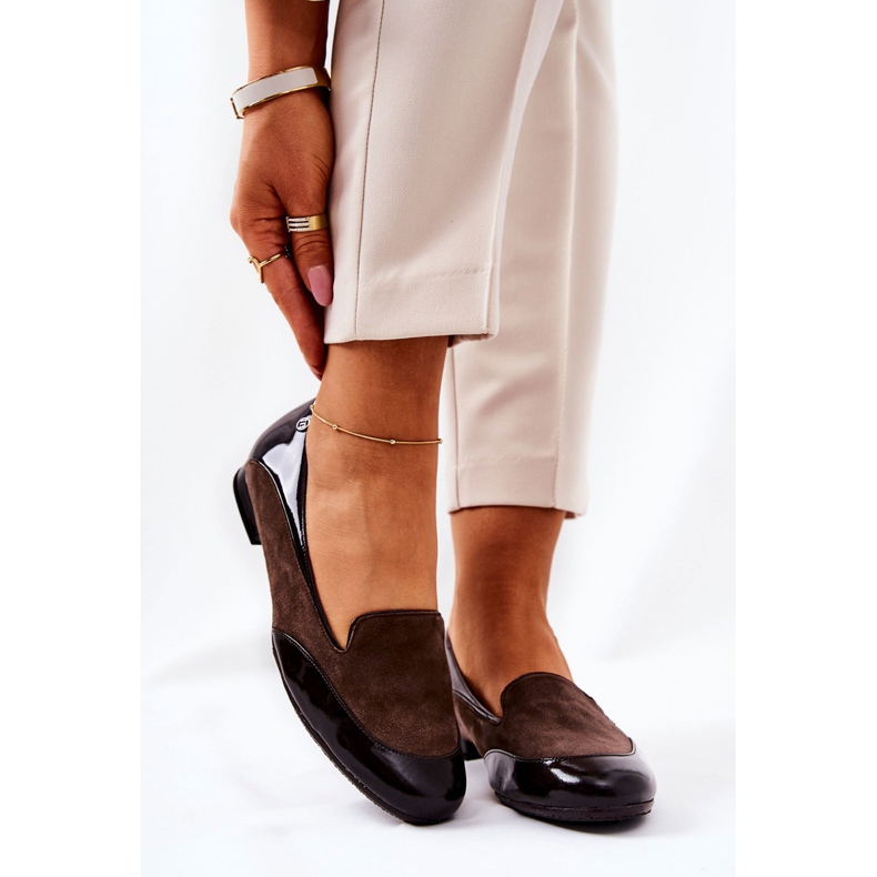 BM Bőr Monnari Balerina 0920-017 Barna 1