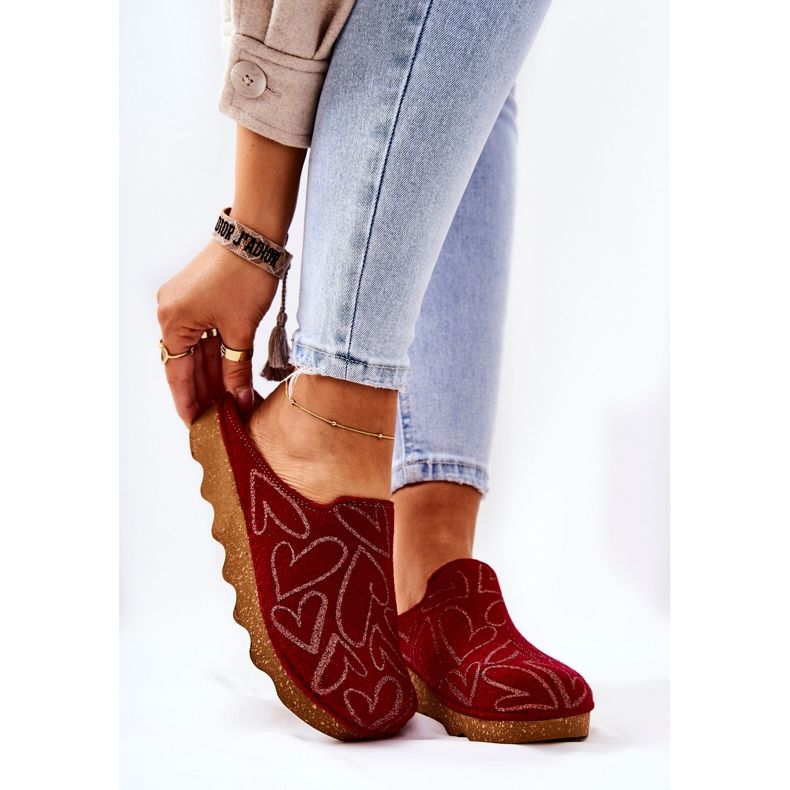 Papucs Prophylactic Inblu DK07-016 Piros 2