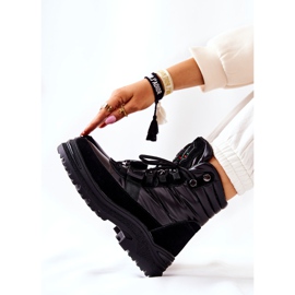 PS1 Női hócsizma a cipzáron Fekete Marcia 2