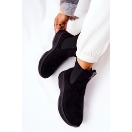 WS1 Fekete Nicci Velúr Platform csizma 1 WS1 Fekete Nicci Velúr Platform csizma 1