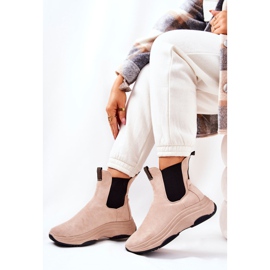 WS1 Platform csizma Velúr bézs Nicci 1 WS1 Platform csizma Velúr bézs Nicci 1