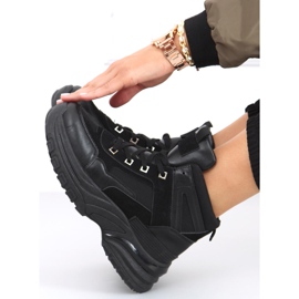 Diana Fekete magas szárú tornacipő 1