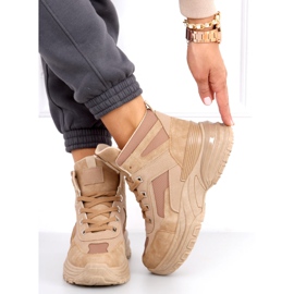 Diana Camel magas szárú tornacipő bézs 1