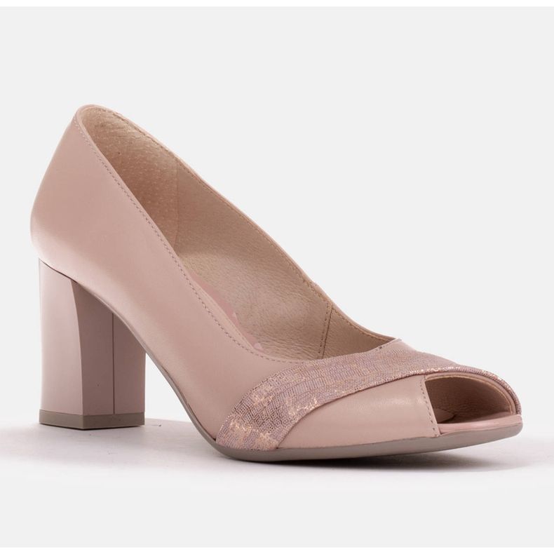 Marco Shoes Rózsaszín 1095P Marco cipő aranysárga 1