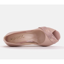 Marco Shoes Rózsaszín 1095P Marco cipő aranysárga 5