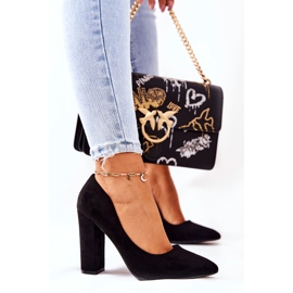 WS1 Velúr Pumpák Egy Fekete Valoris Bar 2