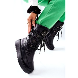 S.Barski Női fekete meleg hócsizma Chardonnay 4