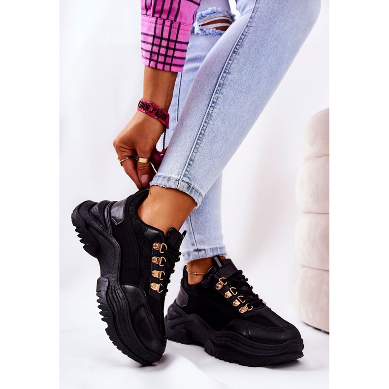 PM1 Sportcipők A Black Flynn Platformon fekete 2