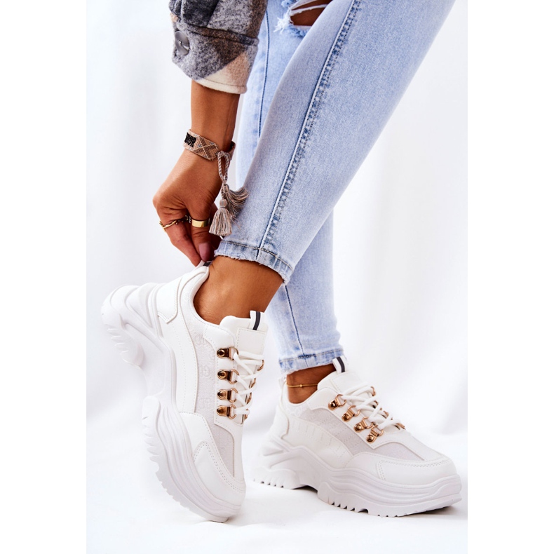 PM1 Sportcipők A Fehér Flynn Platformon 2