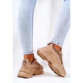 PM1 Sportcipők A Bézs Flynn Platformon 1