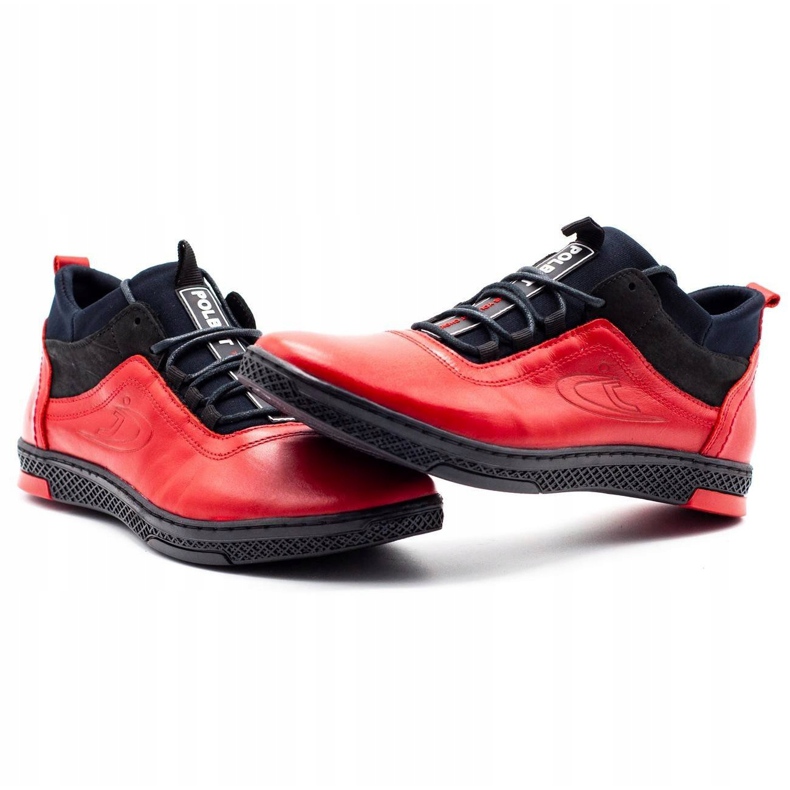 Polbut Piros férfi téli csizma K27F 5