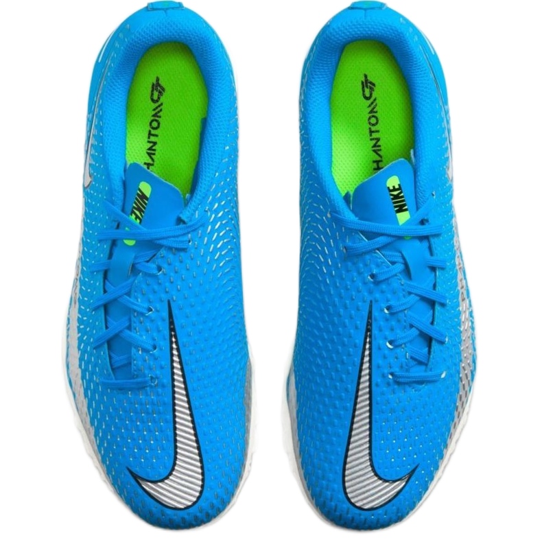 Nike Phantom Gt Academy Tf Jr CK8484 400 futballcipő kék kék 2 Nike Phantom Gt Academy Tf Jr CK8484 400 futballcipő kék kék 2