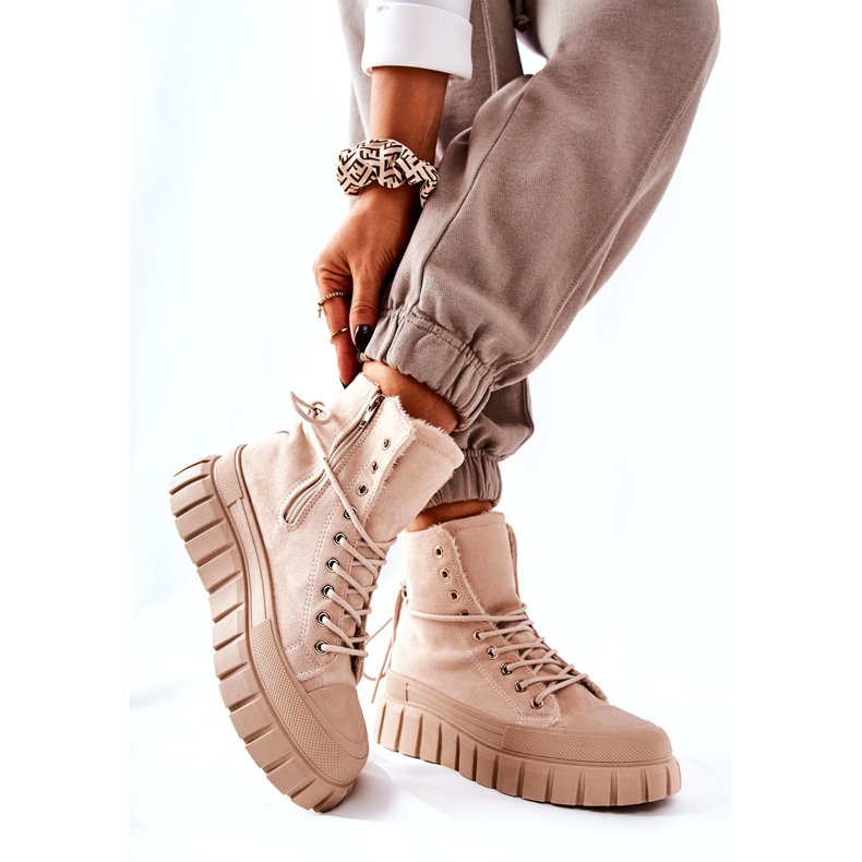 PH1 Meleg Cipők A Platform Bézs Marlow 2