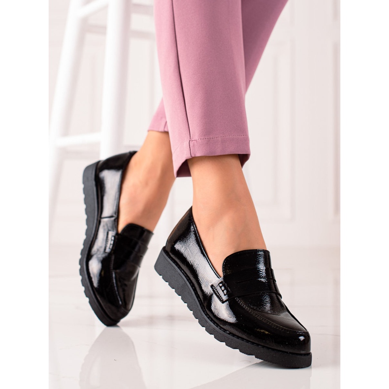 La.Fi Klasszikus fekete cipő 1