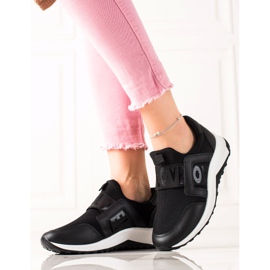 TRENDI Love Slip-On Sneakers fekete 1