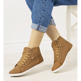 Barna bokáig érő Chartier tornacipő 1