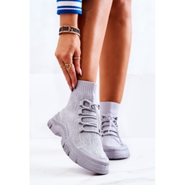 FM1 Szürke Kimberly Sport Socks cipő 1